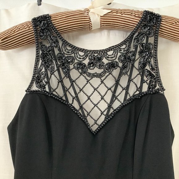 VINTAGE!! Faviana Formal Dress, Black, Size 5/6 - Picture 1 of 10